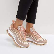 Chaussures de sport nike air max 97 premium peau de serpent rose ultra pas cher. Nike Air Max 97 Rose Gold Nike Air Max 97 Gold Nike Air Max Sneakers Nike Air Max