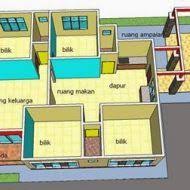 Mungkin hiasan ruang tamu yang ringkas tetapi menarik yang perlu anda cuba. Plan Rumah Kos Rendah 3 Bilik Desain Dekorasi Rumah