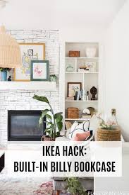 How To Make Ikea Billy Bookcase Built Ins Place Of My Taste Living Room Decor Modern Ikea Billy Bookcase Ikea Living Room