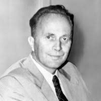 William Brobeck and Dr. Joseph Gilbert Hamilton, taken in 1955 or 1956 by  California Academy of Sciences, Moss Photography of San Francisco. Morgue  1956-12 (P-2)