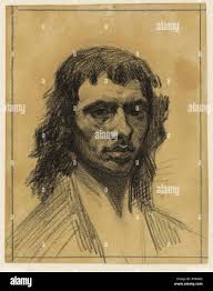 Self portrait drawing hi-res stock photography and images