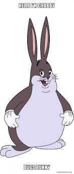 New trending gif tagged meme, no, looney tunes, bugs bunny, bugs bunny no. Hello I M Chubby Bugs Bunny Chungus Make A Meme