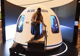 He was accompanied by mark bezos, his brother, wally funk, an. Seat On Bezos Blue Origin Flight To Space Sells For 28 Million At Auction
