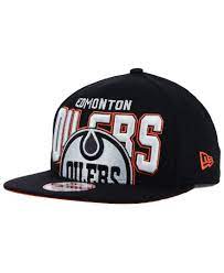 New Era Edmonton Oilers Bold Statement 9fifty Cap Sports Fan Shop By Lids Men Macy S Edmonton Oilers Oilers New Era