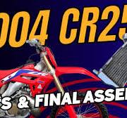 2004 Honda CR250 Bent Radiator & Final Assembly