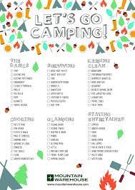 Family Camping Checklist Mountain Warehouse Blog Camping Checklist Camping Checklist Family Camping Trip List