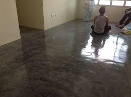 My Super Cool Concrete Screed Floor With Epoxy Clear Paint So In Lurve Screed Floors Concrete Screeds Concrete Floors