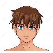 Pobierz tę ilustrację wektorową portrait face manga anime boy blue eyes brown hair teraz. Portrait Face Manga Anime Boy Blue Eyes Brown Hair Vector Illustration Royalty Free Cliparts Vectors And Stock Illustration Image 68925303