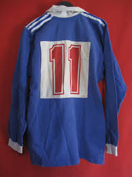 Maillot Rugby Vintage Adidas Trefoil Bleu Ancien Porte N 11 M Rugby Vintage Rugby Design Adidas Trefoil