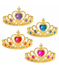 Qué niña no ha querido una fiesta de princesas? Corona Tiara De Princesa Corazones Accesorio