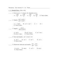 Types of chemical bonds worksheets answer key. Pre Calculus Lesson Plans Worksheets Lesson Planet