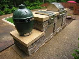 Built In Outdoor Grill And Smoker Designs Outdoor Kitchen Islands Outdoor Kitchen Island Big Green Egg Outdoor Kitchen Outdoor Kitchen