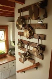 Organize and improve the function in your kitchen, near your barbecue to hang your tools or anywhere in your home. 7 Diy Pot Racks From Recycled Items Kitchen Wall Storage Wall Mounted Pot Rack Kitchen Wall Decor