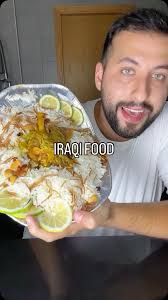 تجربة الأكل العراقي لأول مرة.