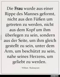 Literature without shakespeare is like an aquarium without fishes. Die Frau Wurde Aus Einer Rippe Des Mannes Geformt Lustige Bilder Spruche Witze Echt Lustig