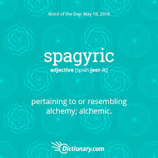 Spagyric Words Uncommon Words Dictionary Words