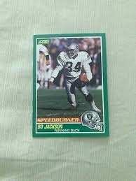 See all 2 new (other) listings. Bo Jackson 1989 Score Card 314 Mint Bigj S Los Angeles Raiders Speedburner Ebay