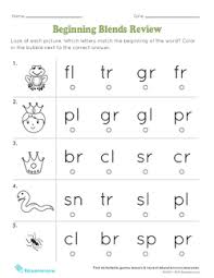 The connected and slanted letters will be quite simple to form once the many shapes re learnt well. Listening For Beginning Blends Lesson Plan Education Com Lesson Plan Education Com