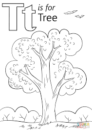 Maybe you would like to learn more about one of these? Letter T Is For Tree Coloring Page From Letter T Category Select From 29188 Printable Crafts Of Carto Abc Coloring Pages Abc Coloring Preschool Coloring Pages