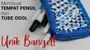 Kreasi Kemasan Pasta Gigi Membuat Tempat Pensil Toothpaste Craft Di 2020 Tempat Pensil Kemasan Pensil