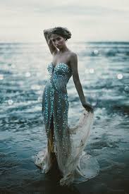 Reminds Me Of The Little Mermaid When King Triton Gives Her Legs Beach Wedding Dress Teal Prom Dresses Pretty Dresses