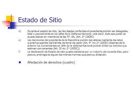 Según la constitución, solo debe ser mediante orden judicial. Estados De Excepcion Constitucional Ppt Descargar