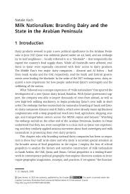 PDF) Milk Nationalism: Branding Dairy and the State in the Arabian Peninsula