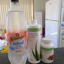My Fave Way To Drink My Tea 1 Litre Cold Water Around 1 Tsp Herbalife Original Tea 1 Litre Peach Mineral Wate Herbalife Shake Recipes Herbalife Herbalife Tips
