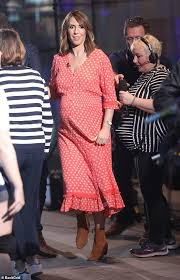 Clips, updates and info about the best show on the airwaves, the alex jones show. Alex Jones Shows Off Her Growing Baby Bump In Red Polka Dot Dress On The One Show Daily Mail Online