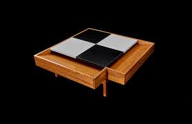 Tile is clean with no chips or cracks. John Keal For Brown Saltman Coffee Table With Interior Storage Circa 1950s The S Pace Detroit