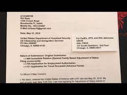 Petitioner name & beneficiary name: I 485 Cover Letter Sample Jobs Ecityworks