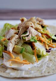 Cover and cook on high for 3 hours or low for 6, or until the chicken is just cooked through. Ranch Chicken Wrap