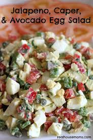 Jalapeno Caper And Avocado Egg Salad Hard Boiled Egg Recipes Healthy Hard Boiled Eggs Recipe Delicious Salads