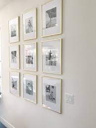 How To Gallery Wall Mika Perry Gold Frame Gallery Wall Gold Gallery Wall Gallery Wall Frames
