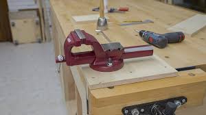 Padded with leather to protect the workpiece. Workbench Dogs Holdfast Clamps Paoson Blog Diy Tools