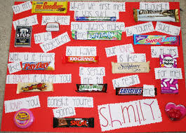 Valentine's daycan be an intimidating event for new couples. Pin By Kara Townsend On Valentines Day Ideas From Community Candy Bar Poster Valentines Gifts For Boyfriend Best Valentine Gift