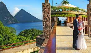 Largely untouched by time, st. Weddings Jade Mountain St Lucia St Lucia S Most Romantic Luxury Resort