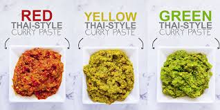 Quick And Easy Thai Style Red Yellow And Green Curry Pastes Thyme To Mango Curry Paste Green Curry Curry