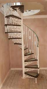 Cast Metal Spiral Staircase With Wooden Steps 6929 Metal Spiral Staircase Spiral Staircase Wooden Steps