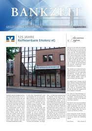Finden sie den passenden ansprechpartner in einer der filialen ihrer raiffeisenbank erkelenz eg. Bankzeit 3 2010 Raiffeisenbank Erkelenz Eg