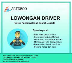 Cakung, jakarta timur hari ini. Lowongan Kerja Driver Juni 2018 Lowongan Kerja