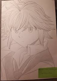Aqui les dejo un coloreo rapido xd lo hice bien rapido (el color). Meliodas Sama Seven Deadly Sins Fr Amino