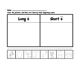Looking for english learning games for kindergartens? Short And Long E Kindergarten Literacy Activities Tpt