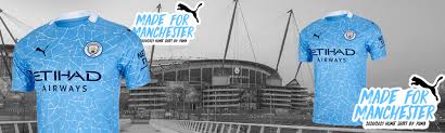 Manchester city, as roma dan psg juga secara resmi mengenalkan jersey baru yang akan mereka pakai musim depan. Manchester City Jersey Soccerpro