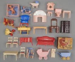 Grouping Of 1940 S 50 S Hard Plastic Doll House Furniture Dollhouse Furniture Doll House Plastic Doll