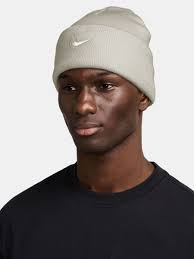 Buy Nike Dark Grey Heather Peak Swoosh Beanie from Next Luxembourg