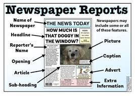 When teaching kids about news articles it's helpful to dissect the genre itself: The Newspaper Reports Teaching Pack Articles For Kids Newspaper Report News Articles For Kids
