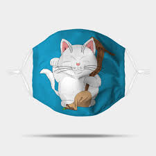 Korin is a senbyō (仙猫, immortal cat) and is at least 800 years old when introduced in dragon ball.he is a deity who lives at the top of korin tower.the tower is located right underneath kami's lookout. Dbz Lucky Korin Dragon Ball Z Mask Teepublic