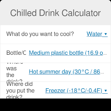 Will water freeze if it is in the freezer for 5 hours. Chilled Drink Calculator How Long To Wait