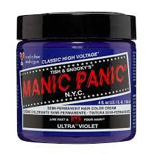 Free shipping on orders over $25.00. Manic Panic Ultra Violet Classic Creme Vegan Cruelty Free Purple Semi Permanent Hair Dye 118ml Amazon De Beauty